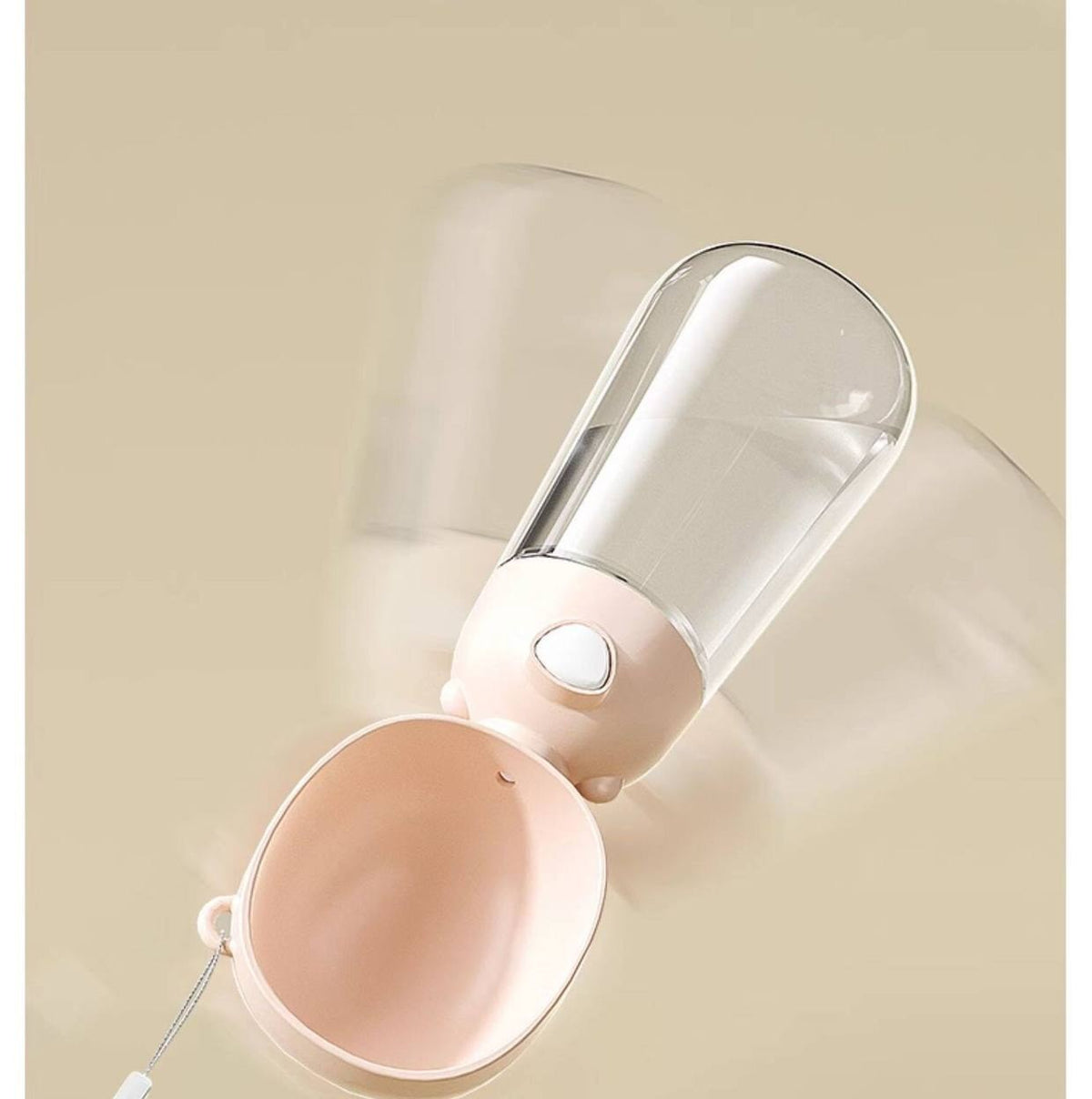 Portable pet water bottle by Glow Ritual
