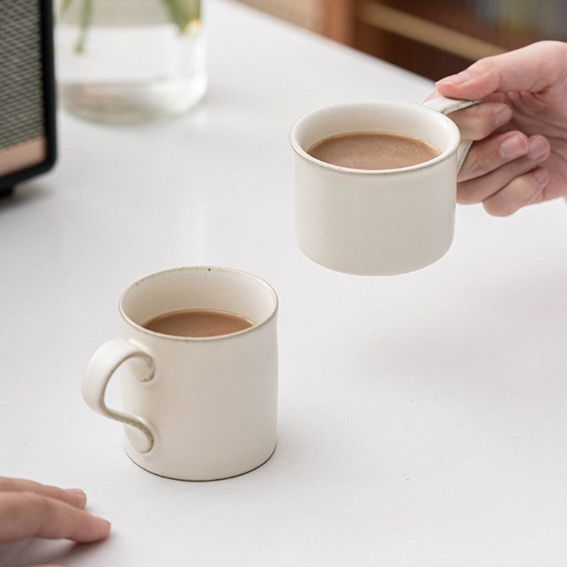 Stoneware gold rim mug by Glow Ritual