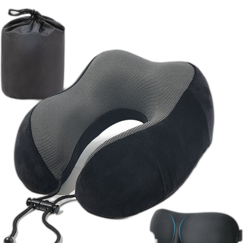 Memory foam travel neck pillow by Glow Ritual