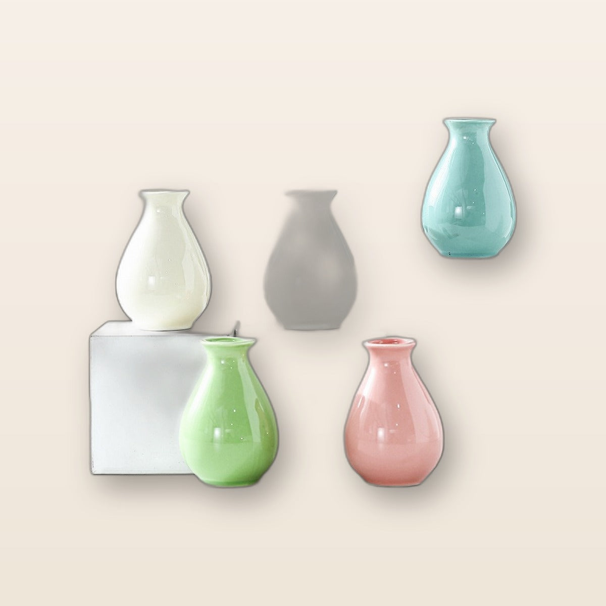 Mini ceramic bud vase by Glow Ritual