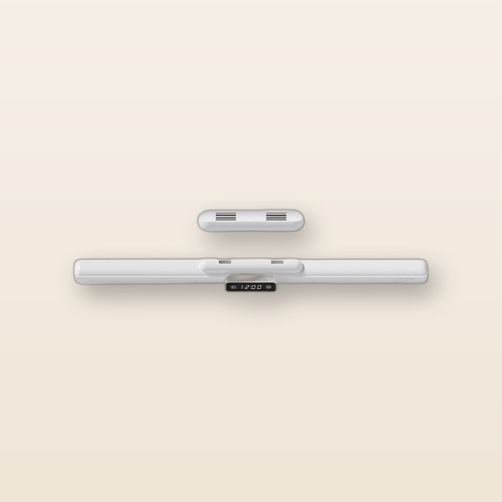 Magnetic rechargeable LED bar lamp by Glow Ritual