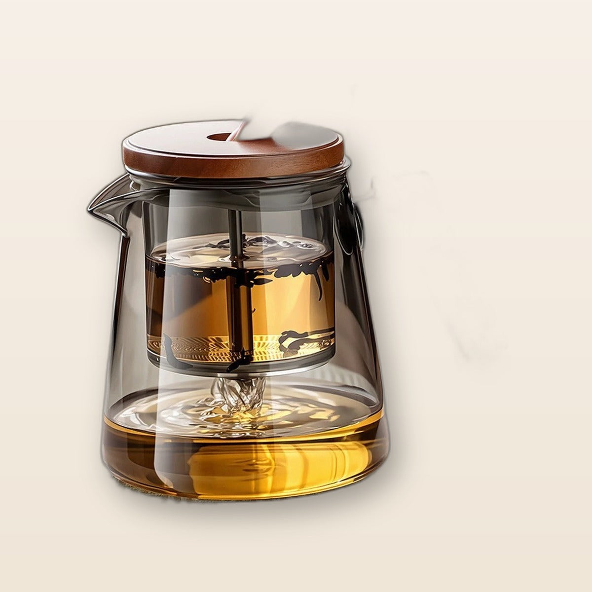 Glass press teapot by Glow Ritual