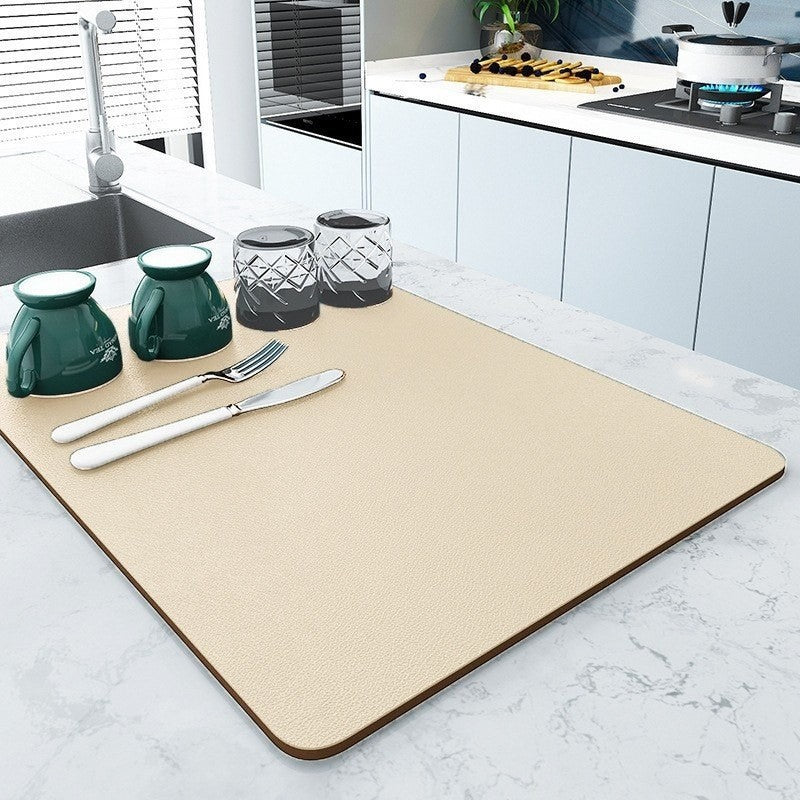Diatomite dish drying mat by Glow Ritual