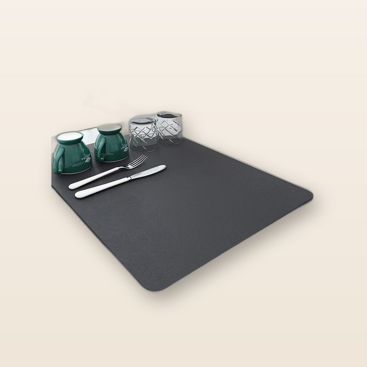 Diatomite dish drying mat by Glow Ritual
