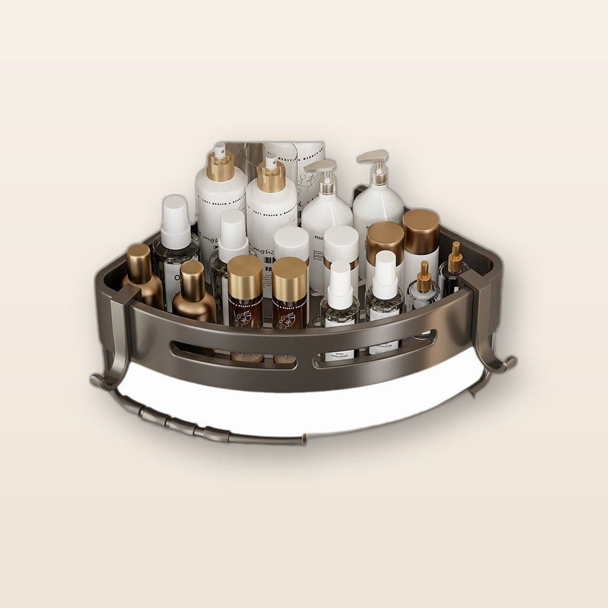 Corner shower caddy by Glow Ritual