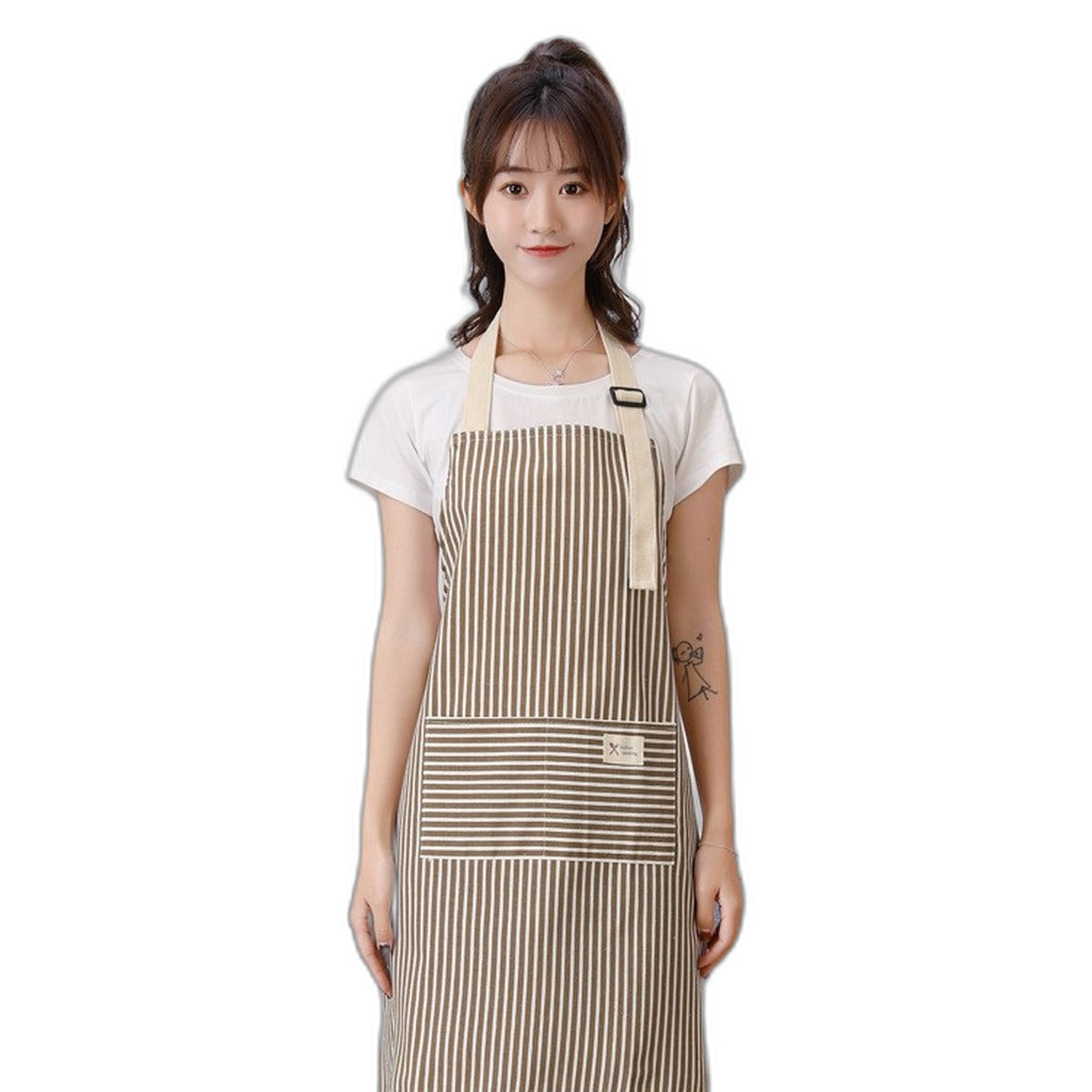 Cotton linen apron by Glow Ritual