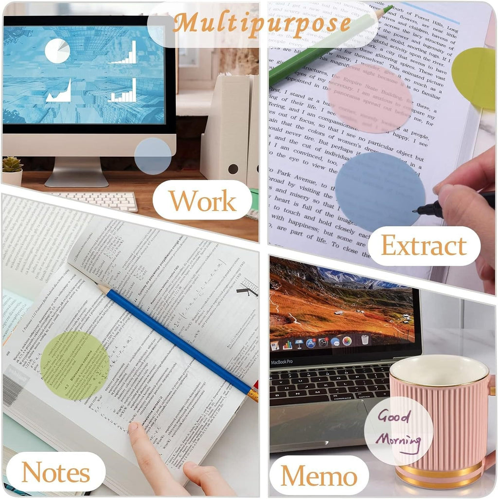 Round sticky note set by Glow Ritual