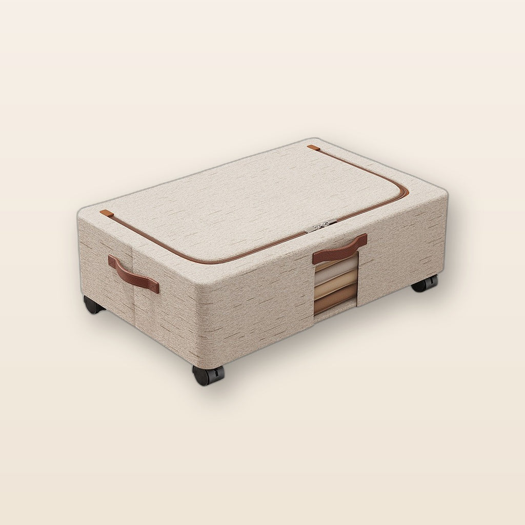Under-bed storage drawer with wheels by Glow Ritual