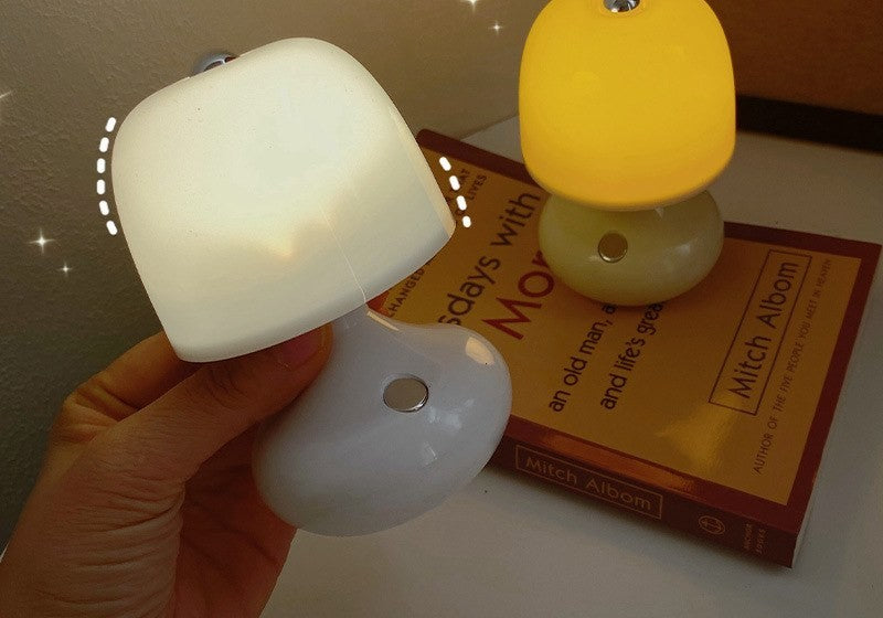Mini mushroom night light by Glow Ritual