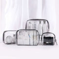 Clear waterproof travel makeup bag by Glow Ritual