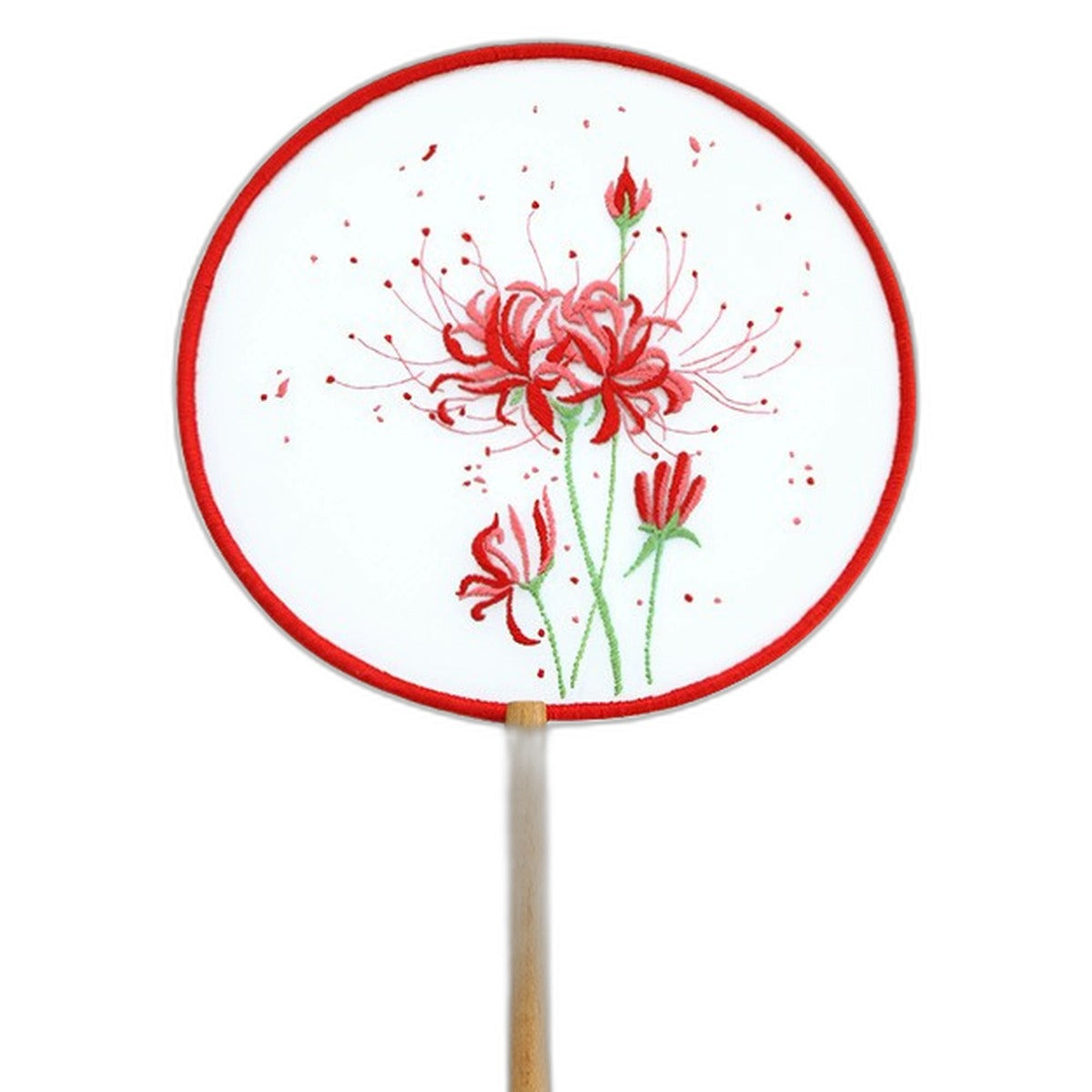 Embroidery fan kit by Glow Ritual
