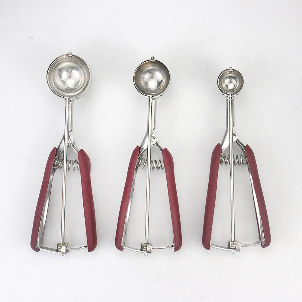 Stainless steel cookie scoop by Glow Ritual