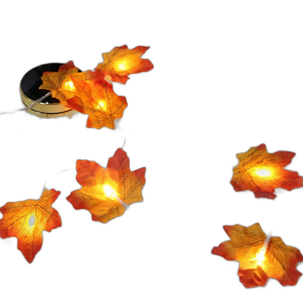 Maple leaf string lights by Glow Ritual