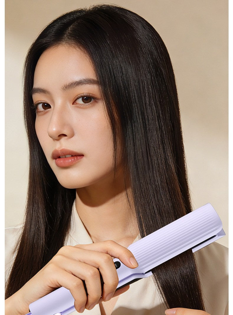 2-in-1 ceramic flat iron and curler by Glow Ritual