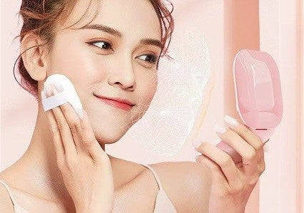 LED compact travel mirror by Glow Ritual