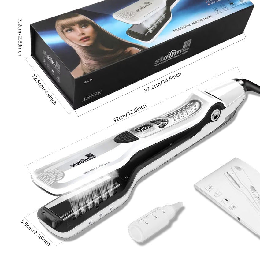 Steam Straightener Brush — Smooth in Seconds
