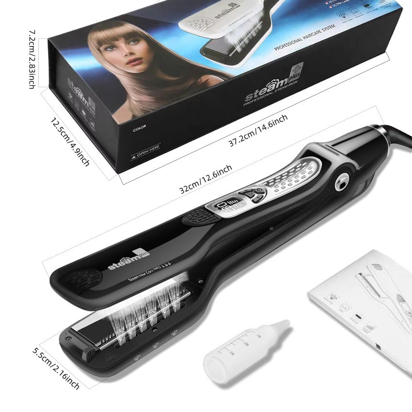 Steam Straightener Brush — Smooth in Seconds