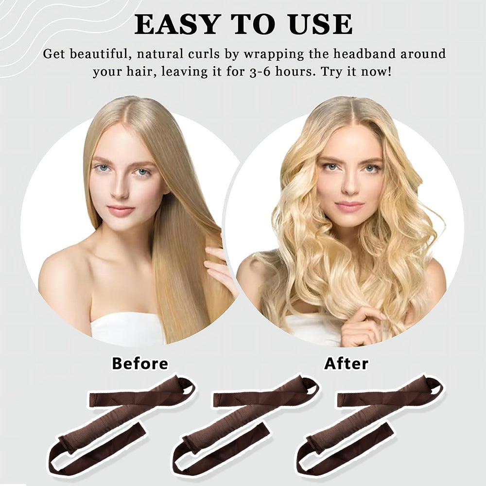 Heatless Curls Ribbon — Overnight Waves
