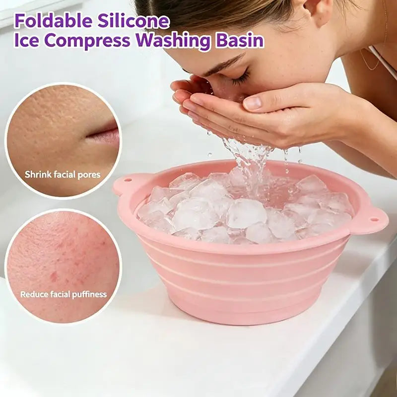 Collapsible Facial Ice Bowl & Ice Mold Collection