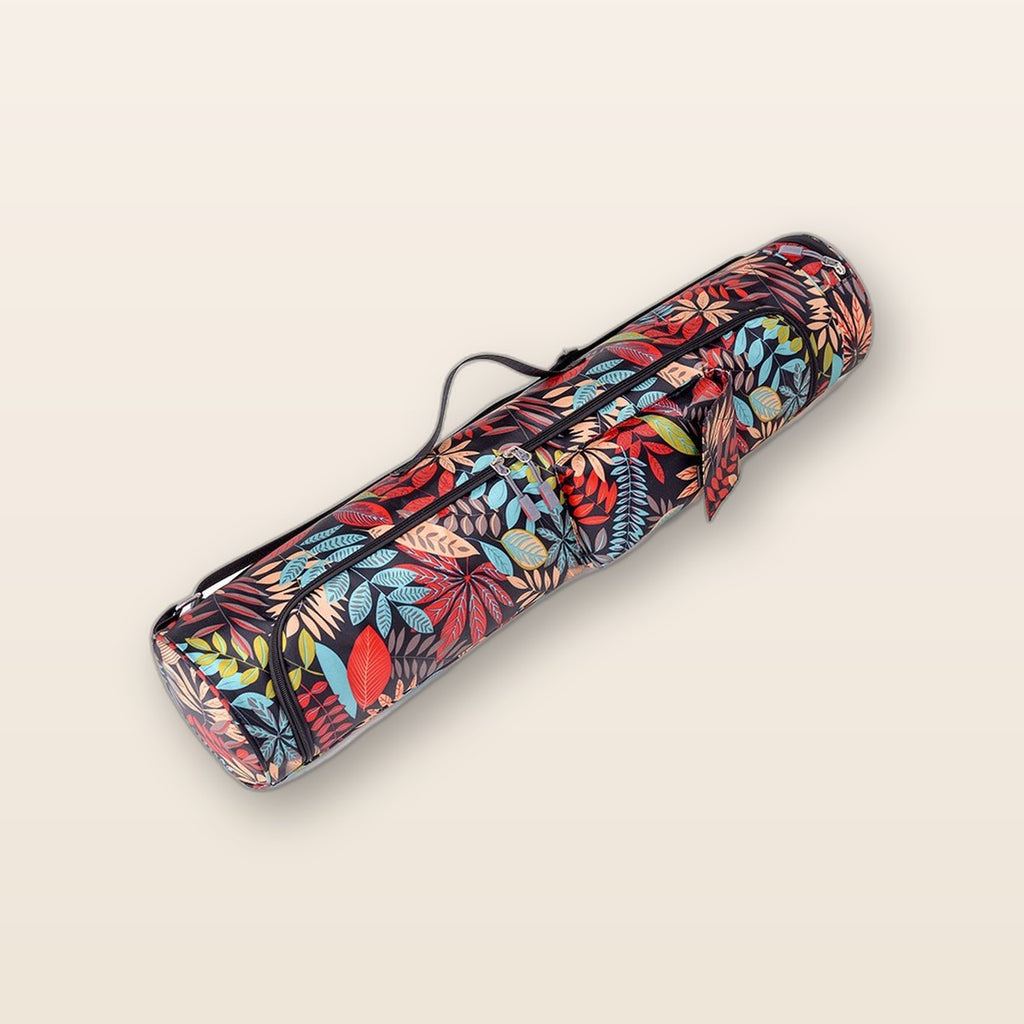 Full-zip canvas yoga mat bag by Glow Ritual