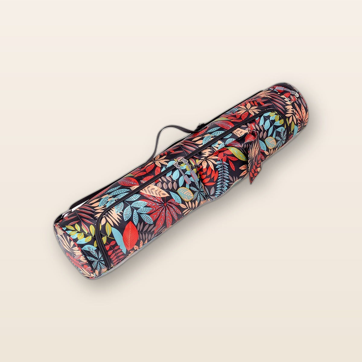 Full-zip canvas yoga mat bag by Glow Ritual