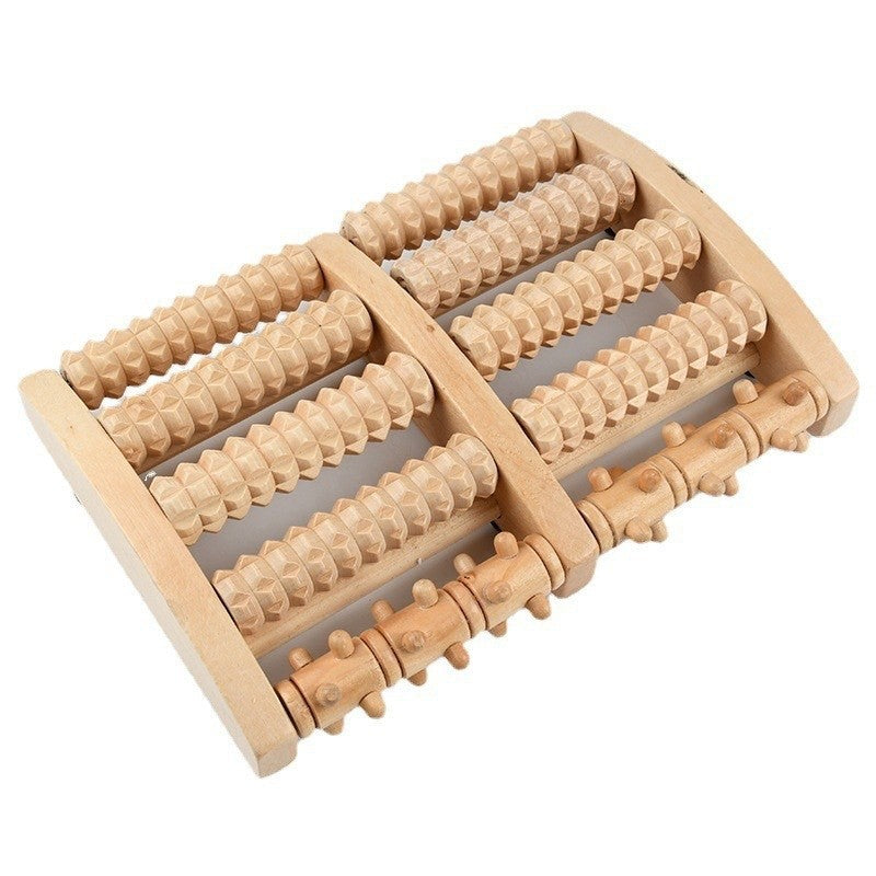 Wooden foot massage roller by Glow Ritual