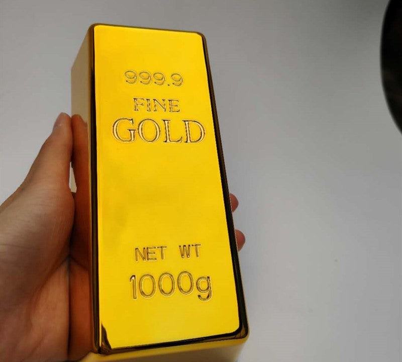 Gold bar door stop by Glow Ritual