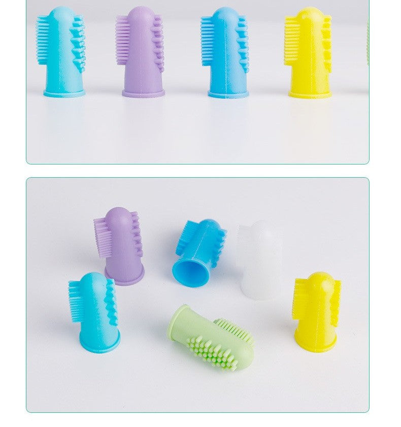Pet finger toothbrush by Glow Ritual