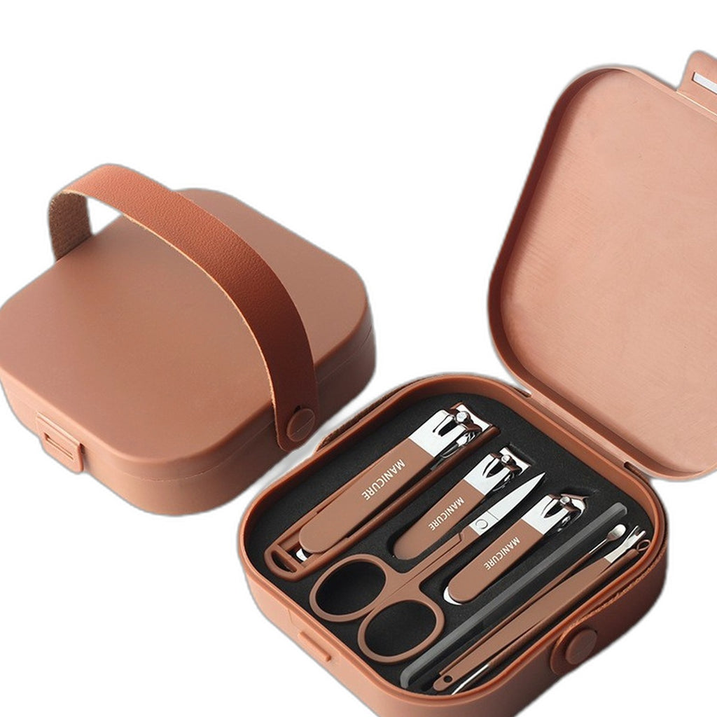 8-piece stainless nail clipper set by Glow Ritual