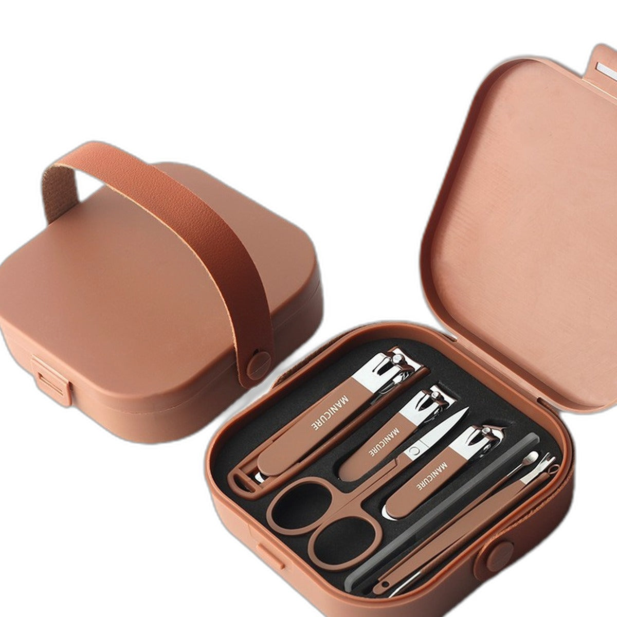 8-piece stainless nail clipper set by Glow Ritual