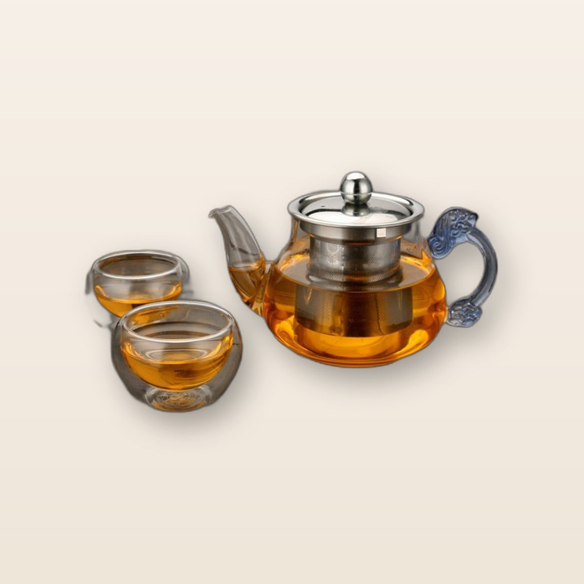 Glass teapot set by Glow Ritual