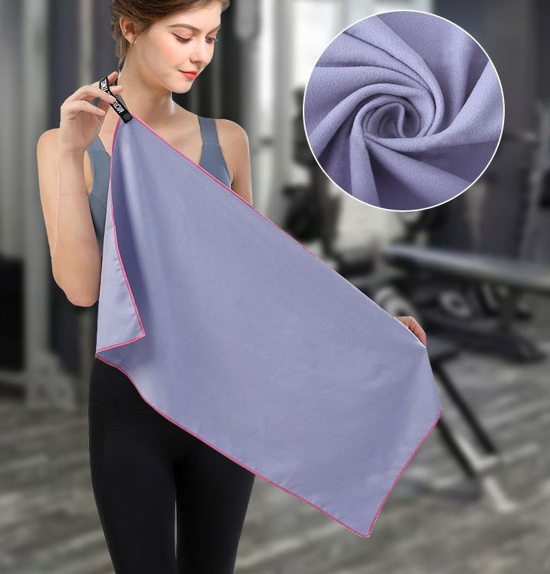 Quick-dry microfiber gym towel set by Glow Ritual