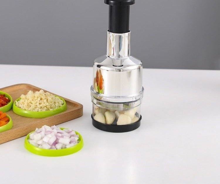 Stainless garlic press by Glow Ritual