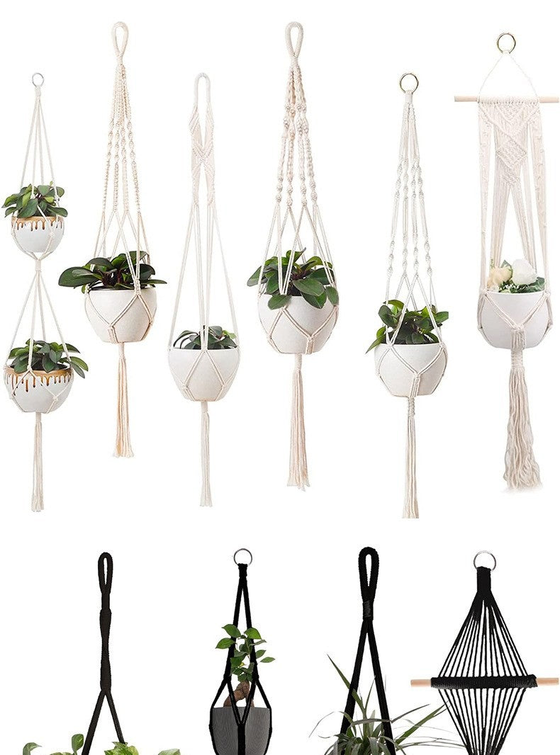 Macrame plant hangers by Glow Ritual
