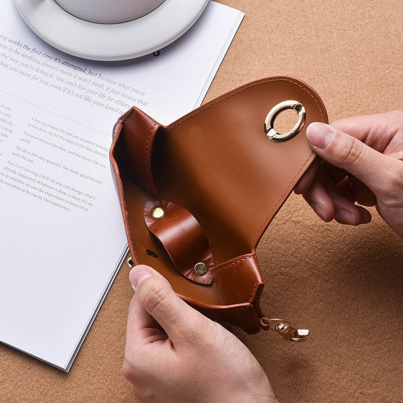 Leather sunglasses case by Glow Ritual