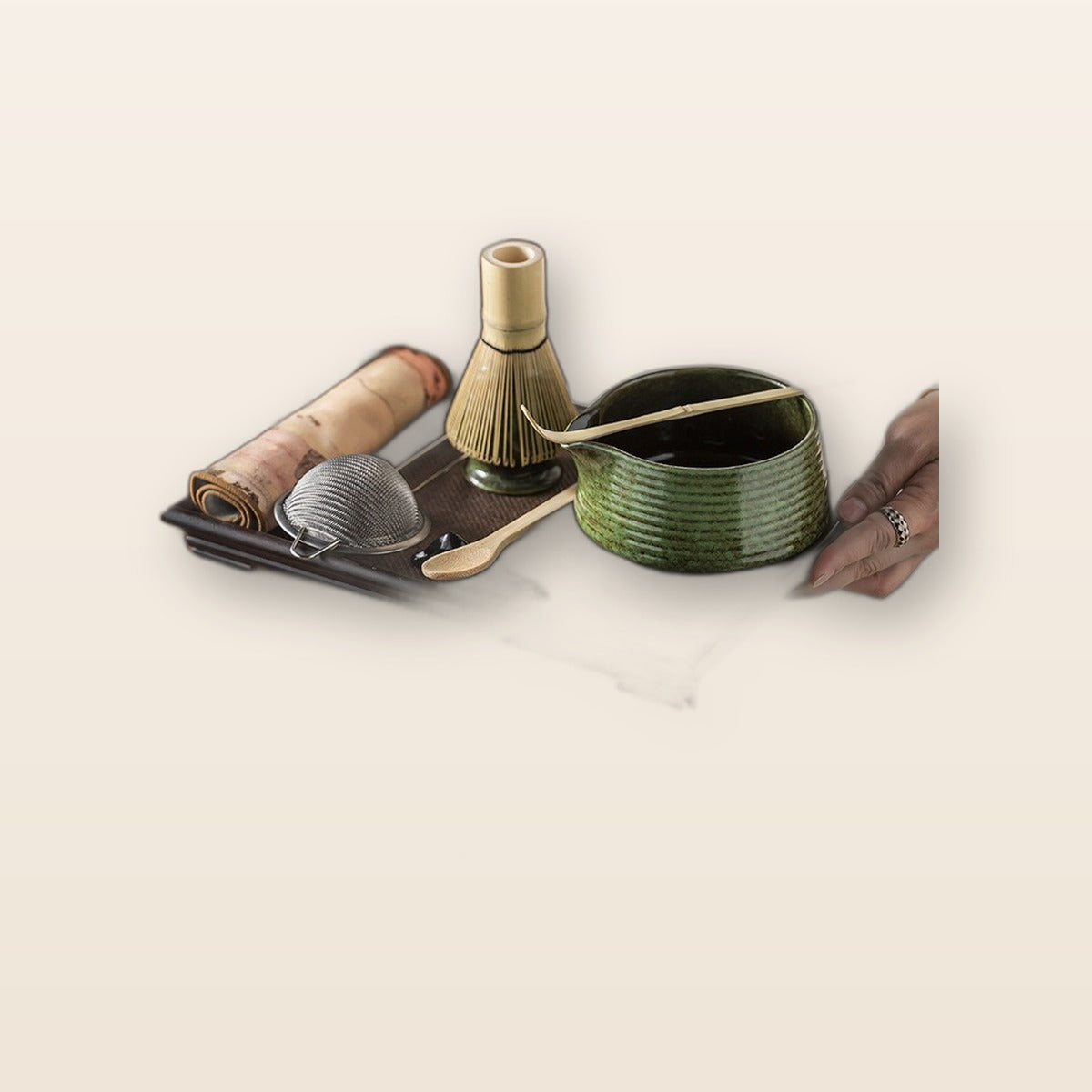 Matcha set by Glow Ritual