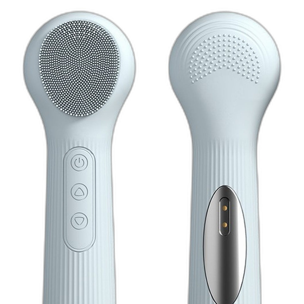 Heated silicone facial cleansing brush by Glow Ritual
