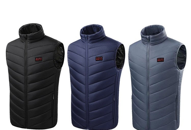 USB heated vest by Glow Ritual