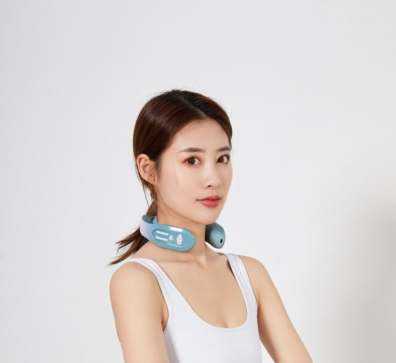 Portable electric neck massager by Glow Ritual