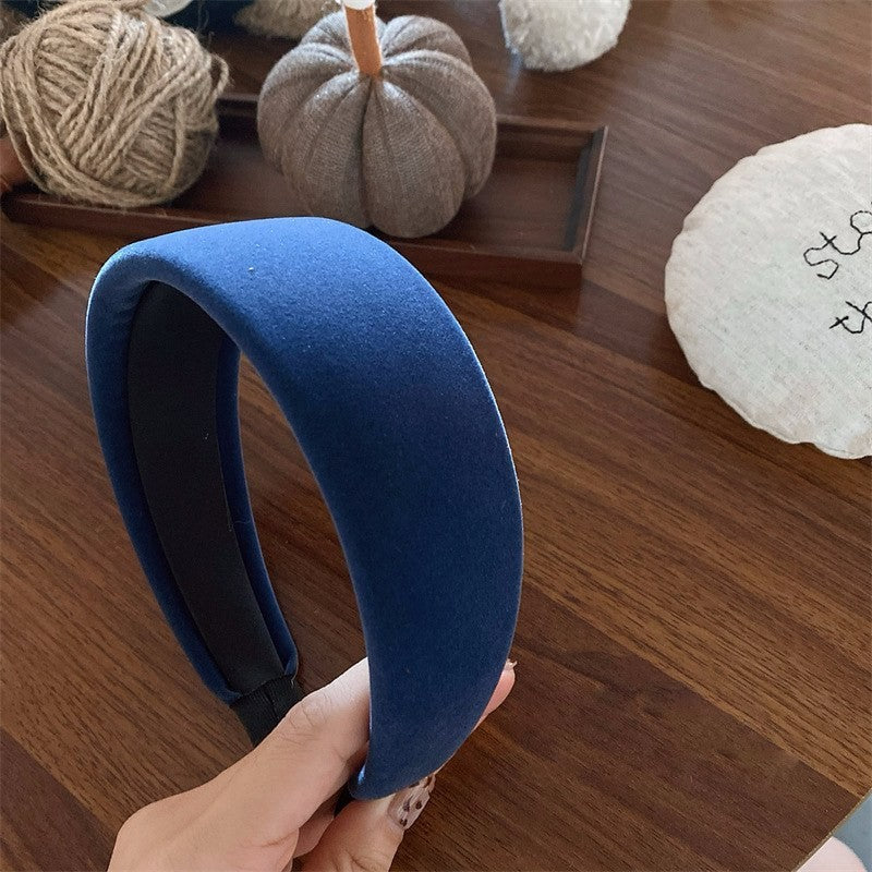 Wide velvet headband by Glow Ritual