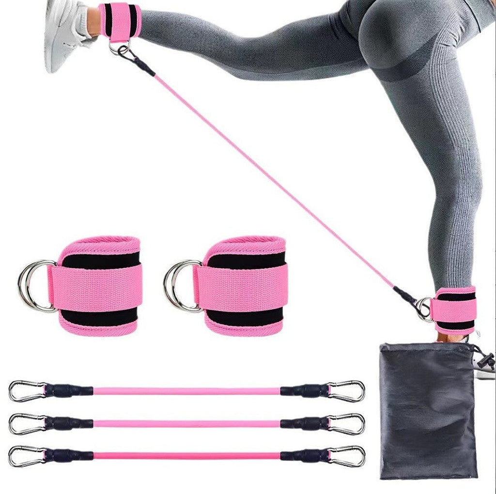 Ankle resistance bands kit by Glow Ritual