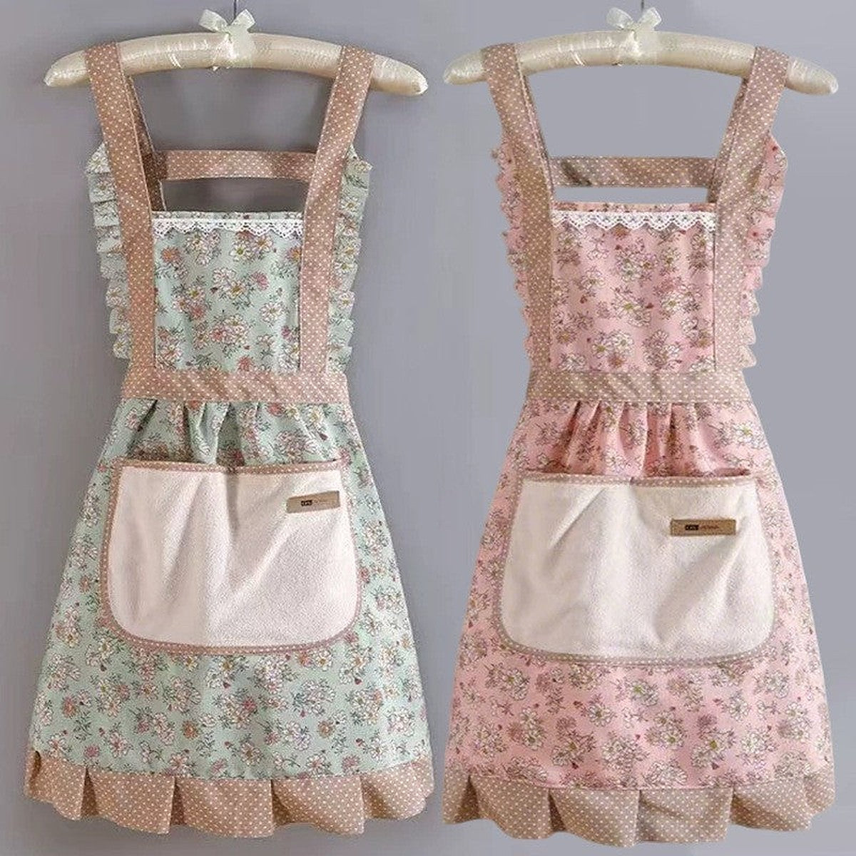 Ruffle kitchen apron by Glow Ritual