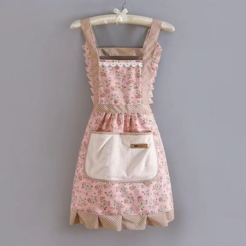 Ruffle kitchen apron by Glow Ritual