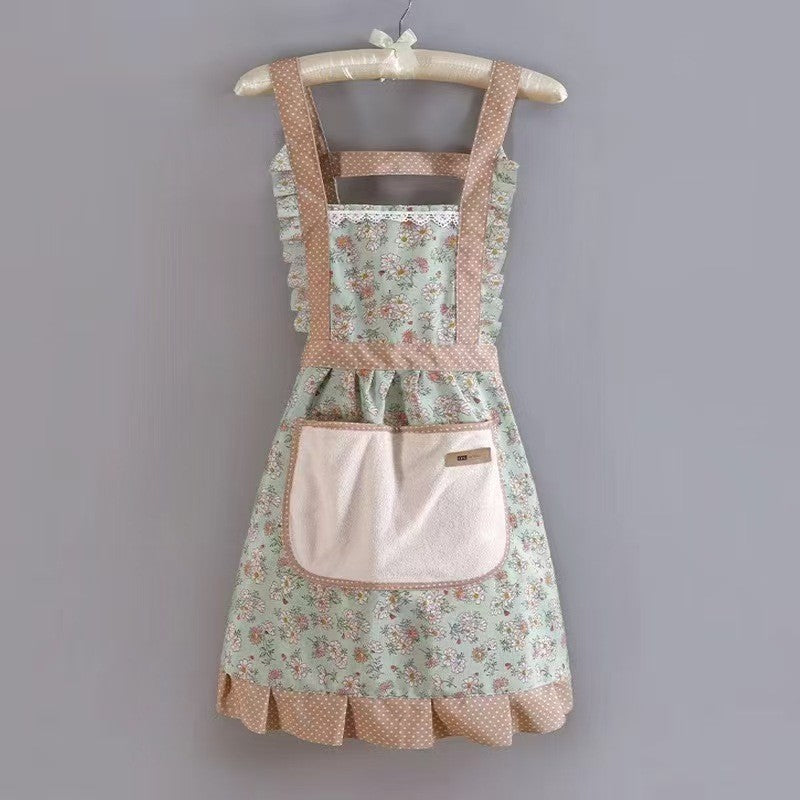 Ruffle kitchen apron by Glow Ritual