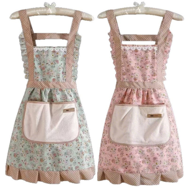 Ruffle kitchen apron by Glow Ritual