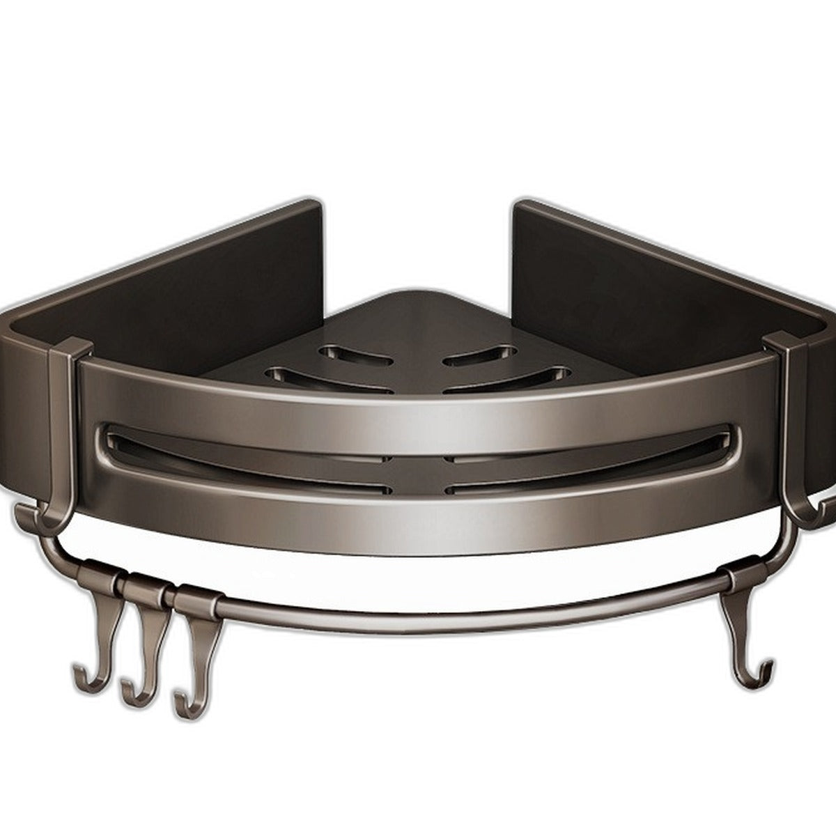 No-drill corner shower caddy by Glow Ritual
