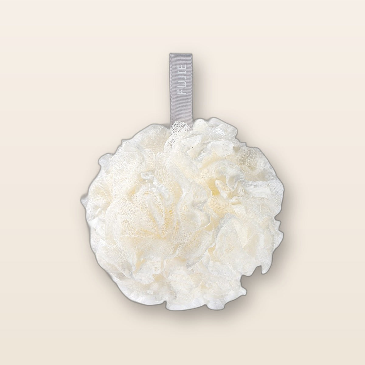 Extra-large soft bath pouf by Glow Ritual