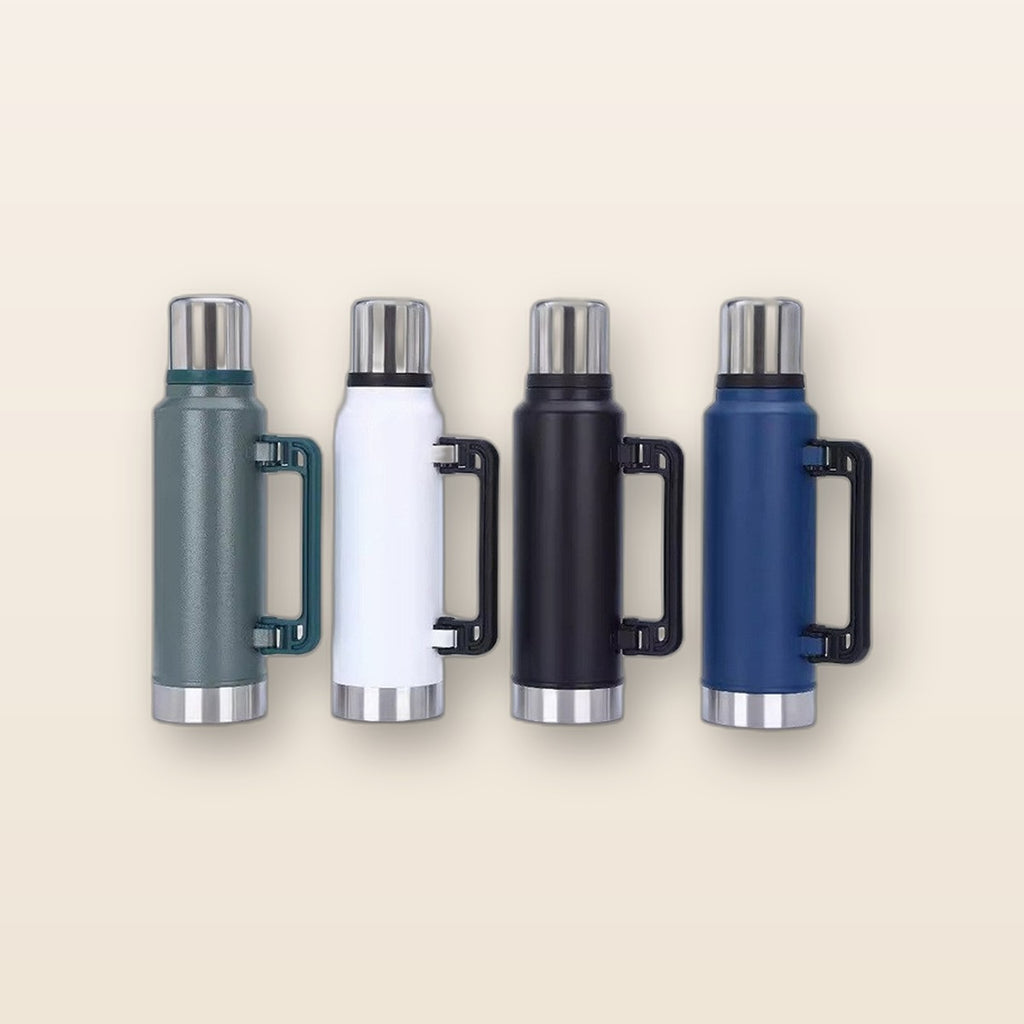 Insulated stainless steel flask by Glow Ritual