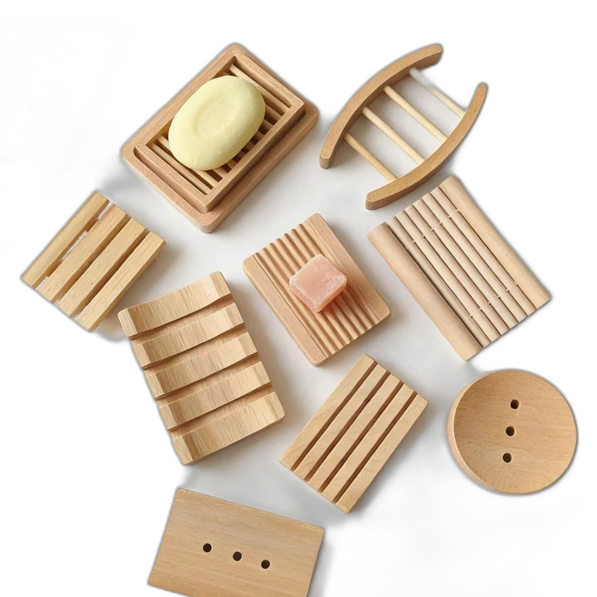 Bamboo soap dish by Glow Ritual