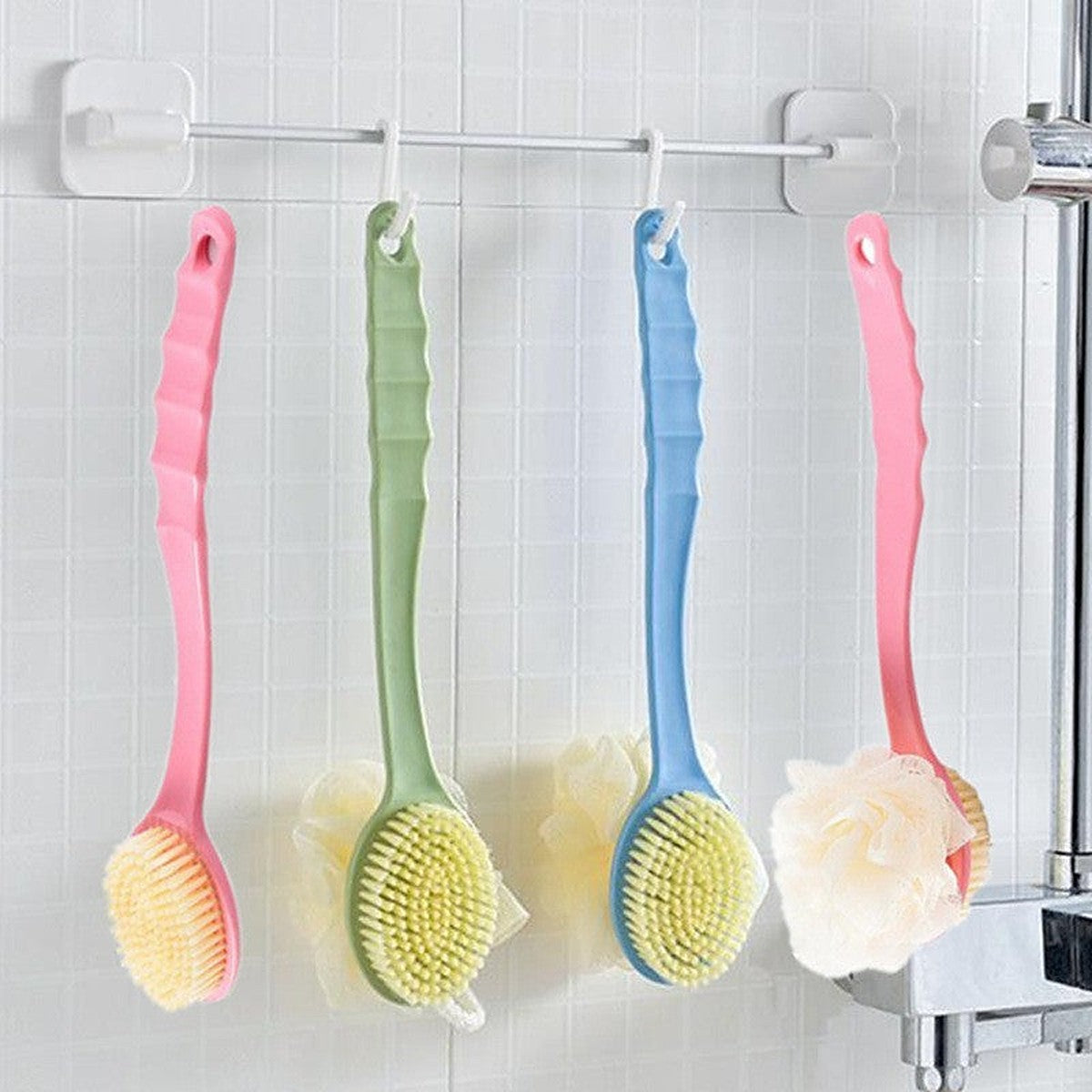 Long-handle back scrubber by Glow Ritual